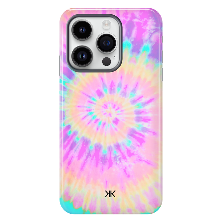 Rainbow Spiral Tie Dye Phone Case - Tough Case - iphone-14-pro