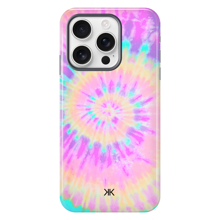 Rainbow Spiral Tie Dye Phone Case - Tough Case - iphone-16-pro