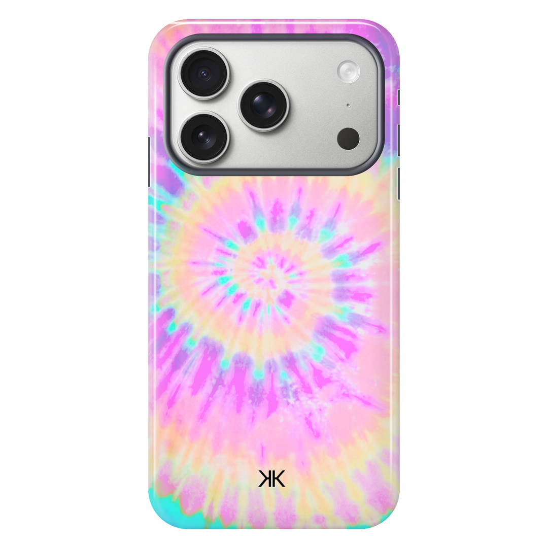 Rainbow Spiral Tie Dye Phone Case - Tough Case - iphone-17-pro