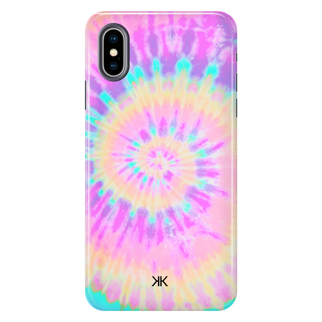 Rainbow Spiral Tie Dye Phone Case - Tough Case - iphone-x