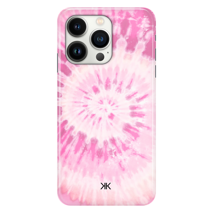Pink Spiral Tie Dye phone case for iPhone 13 Pro
