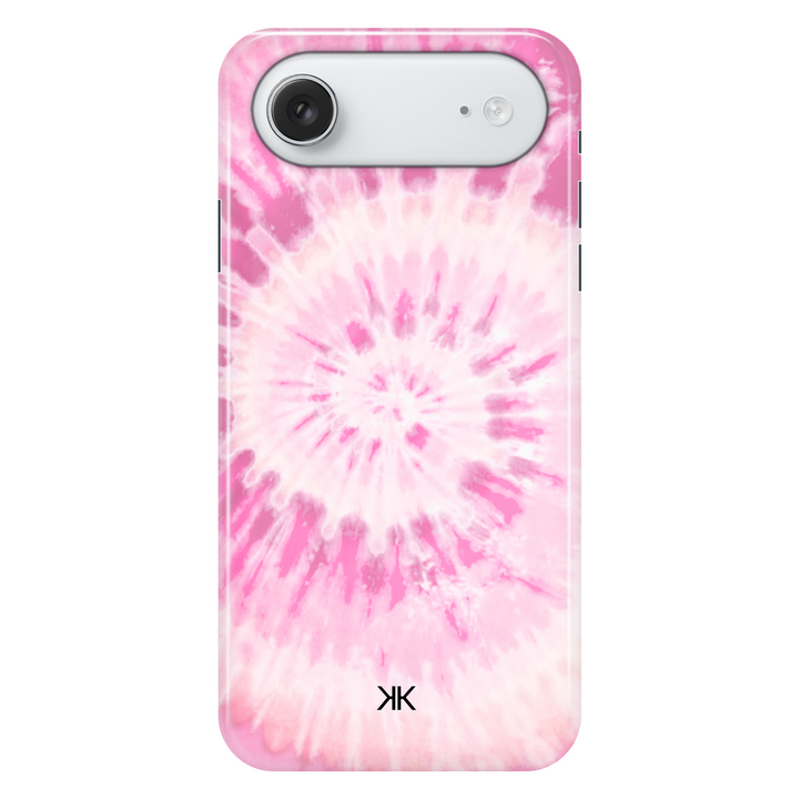 Pink Spiral Tie Dye phone case for iPhone 17 Air