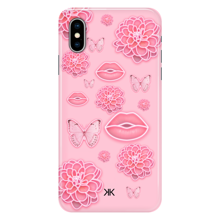 Pink Spring Blossoms phone case for iPhone X