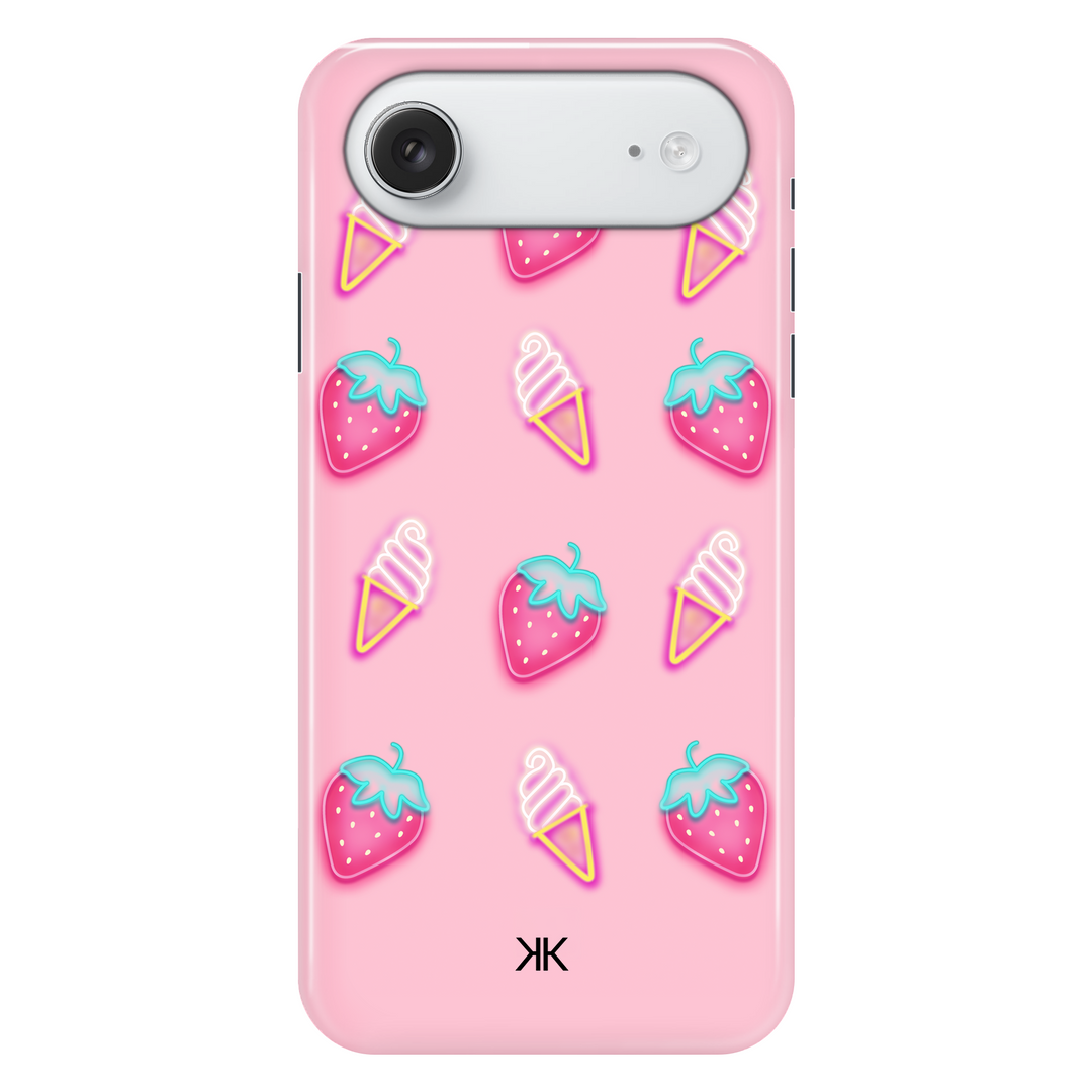 Pink Strawberry Ice Cream phone case for iPhone 17 Air
