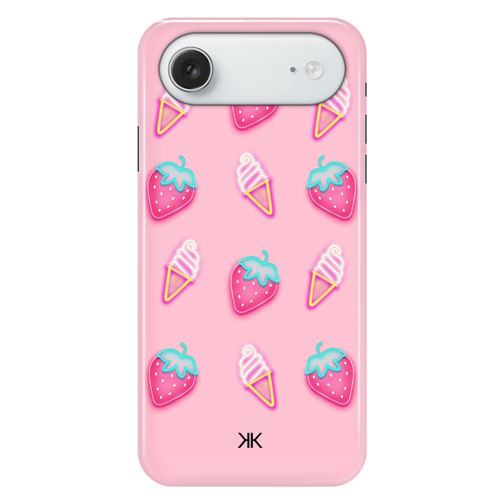 Pink Strawberry Ice Cream phone case for iPhone 17 Air