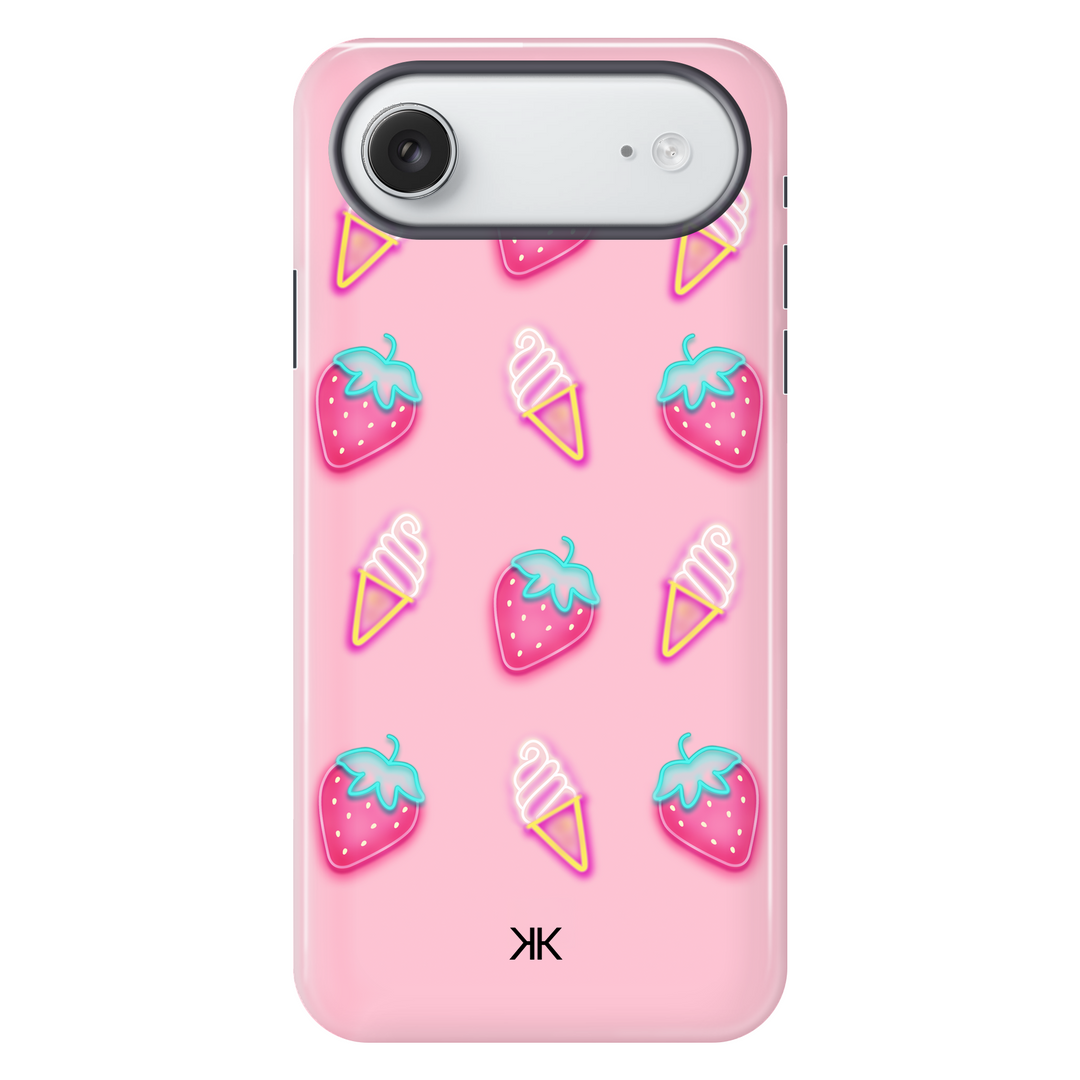 Pink Strawberry Ice Cream Phone Case - Tough Case - iphone-17-air