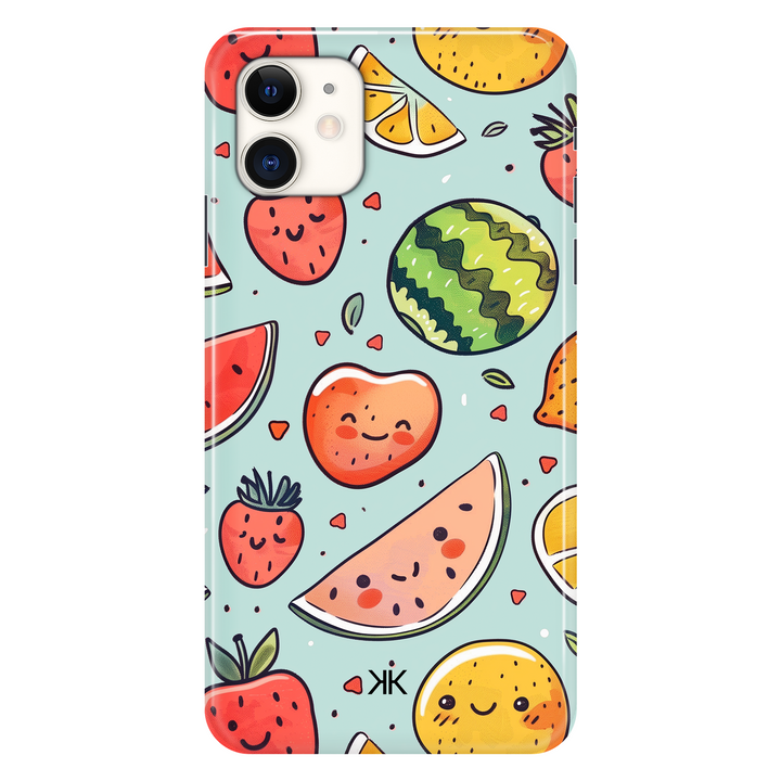 Summer Fruits Kawaii phone case for iPhone 11