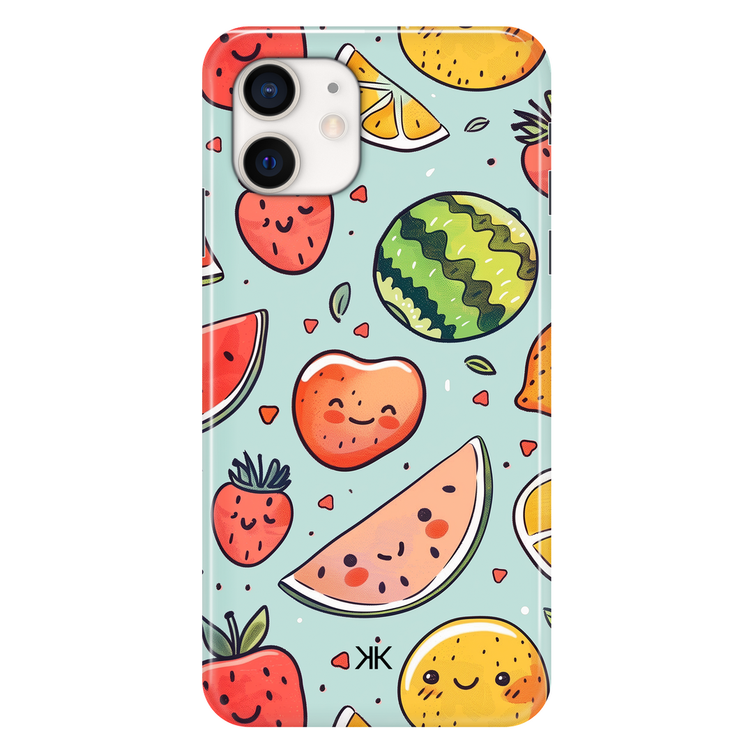 Summer Fruits Kawaii phone case for iPhone 12