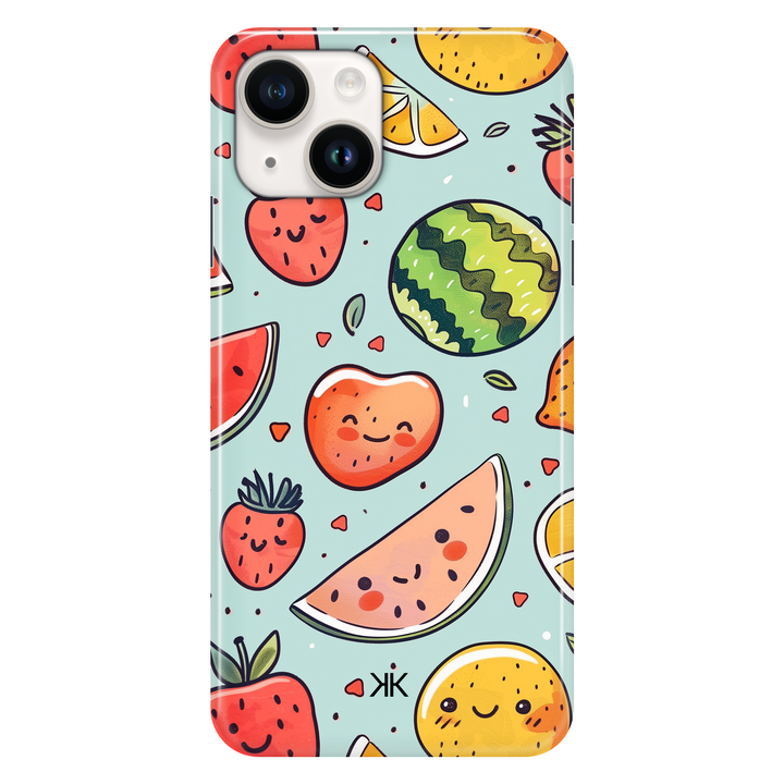 Summer Fruits Kawaii phone case for iPhone 14