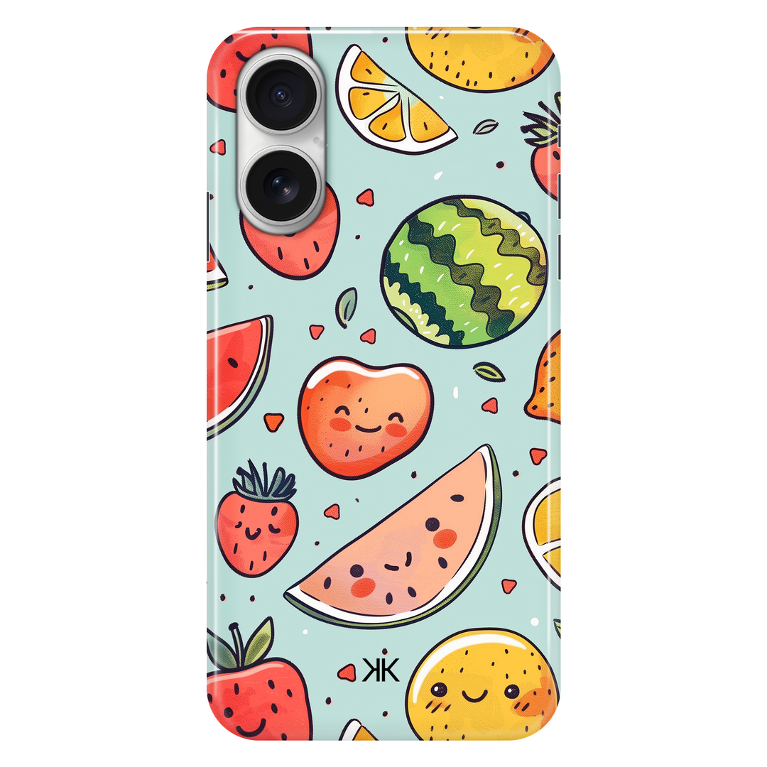 Summer Fruits Kawaii phone case for iPhone 16
