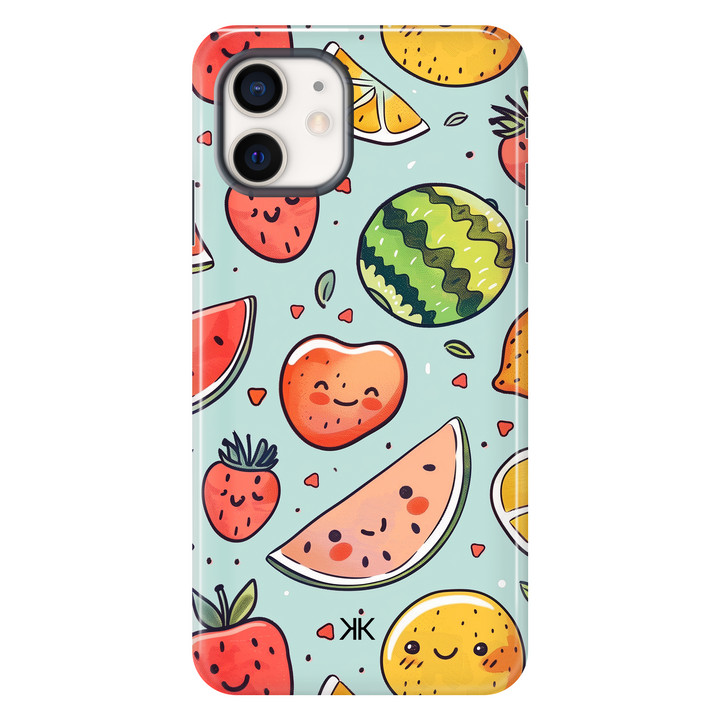 Summer Fruits Kawaii Phone Case - Tough Case - iphone-12