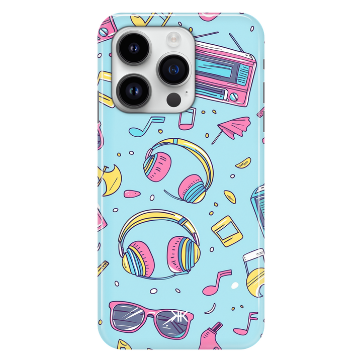 Music Vibes phone case for iPhone 14 Pro