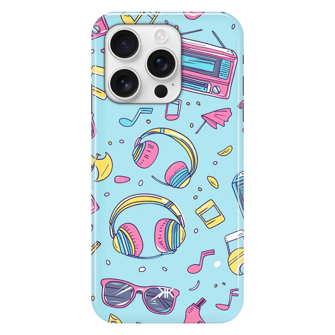 Music Vibes phone case for iPhone 16 Pro