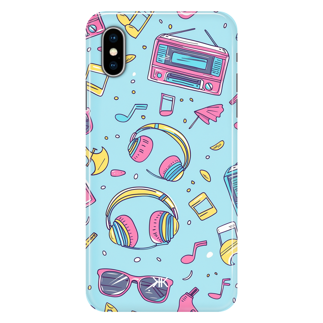 Music Vibes phone case for iPhone X