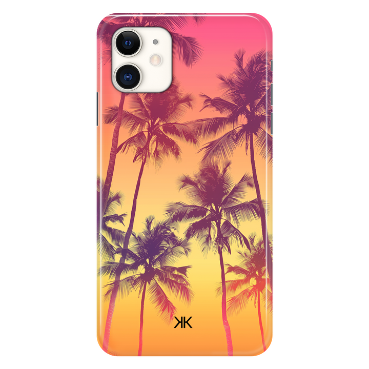 Sunset Palm Trees phone case for iPhone 11