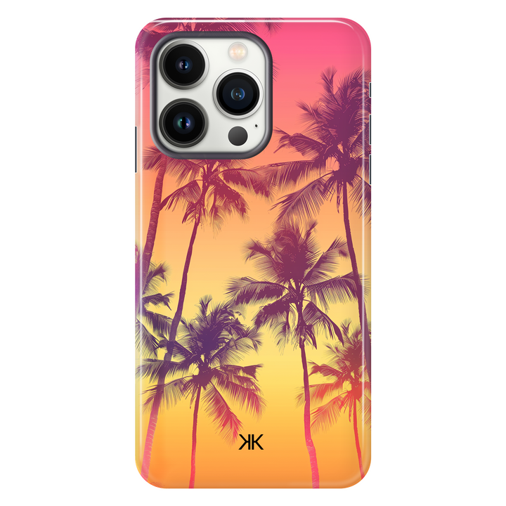 Sunset Palm Trees Phone Case - Tough Case - iphone-13-pro