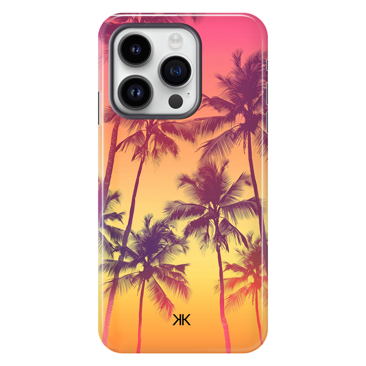 Sunset Palm Trees Phone Case - Tough Case - iphone-14-pro