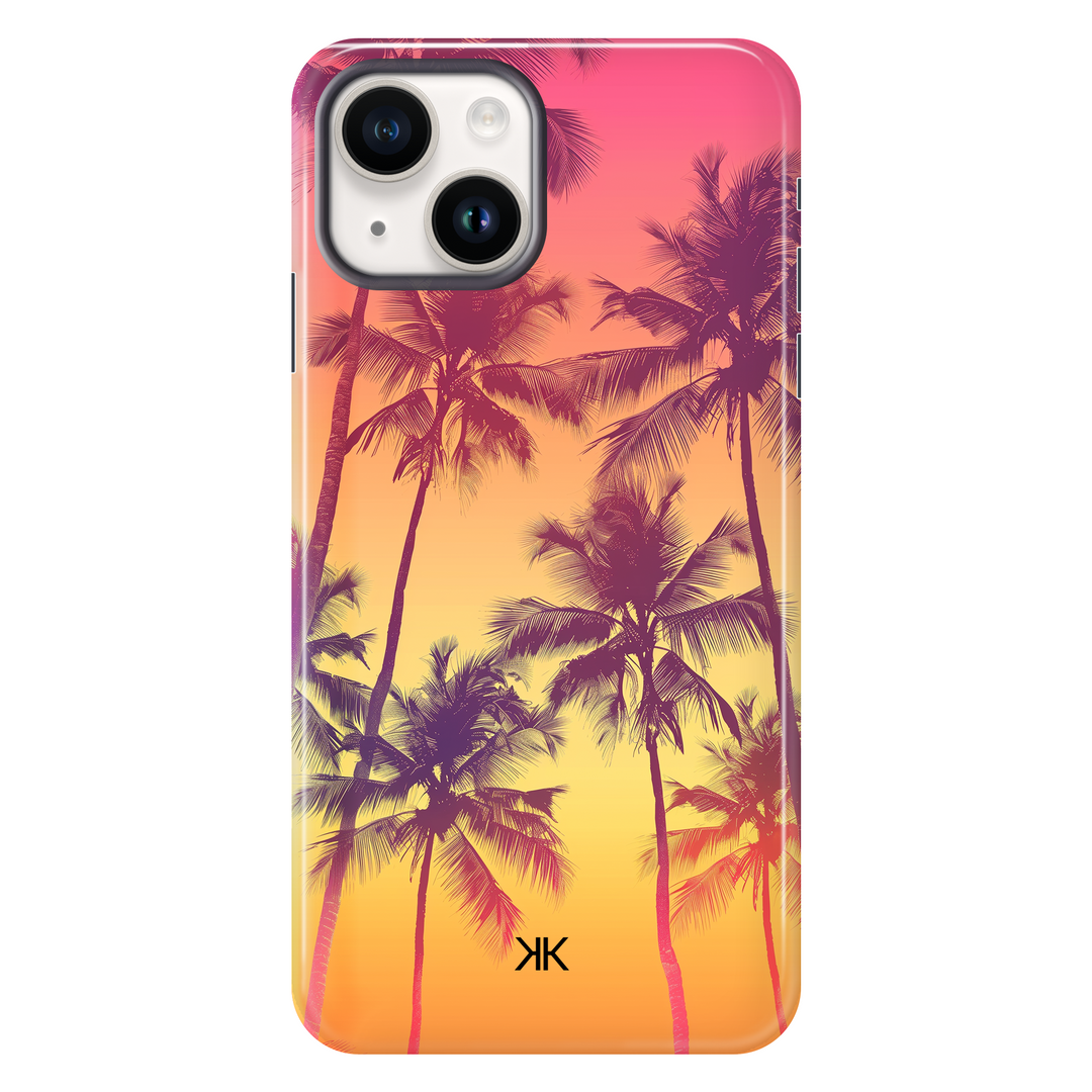 Sunset Palm Trees Phone Case - Tough Case - iphone-14