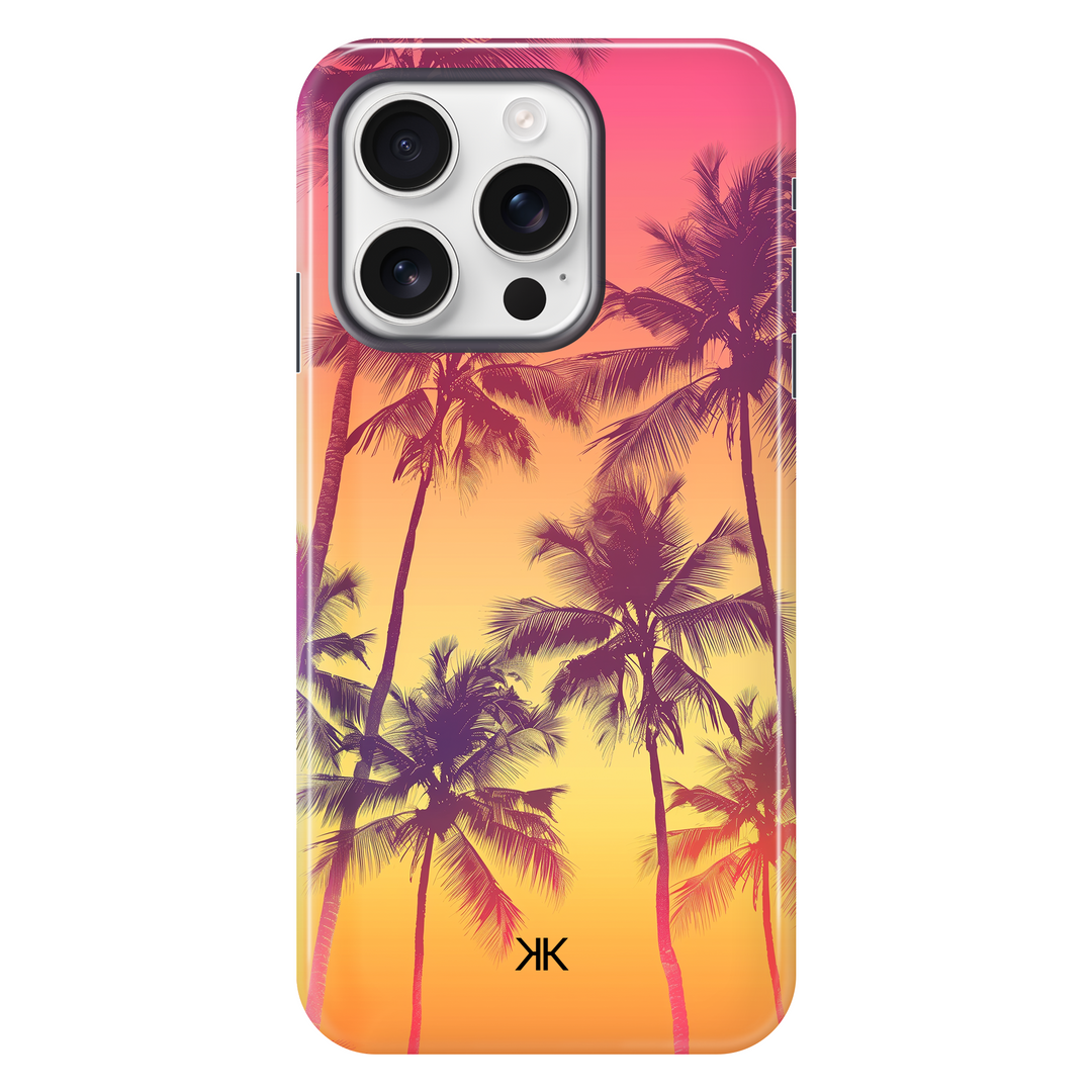 Sunset Palm Trees Phone Case - Tough Case - iphone-16-pro