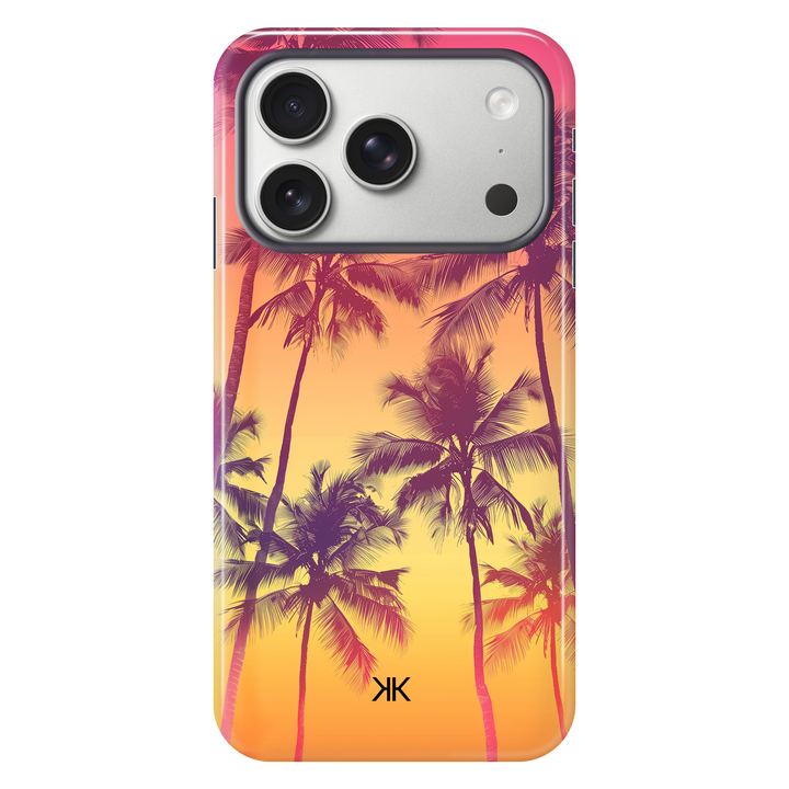 Sunset Palm Trees Phone Case - Tough Case - iphone-17-pro