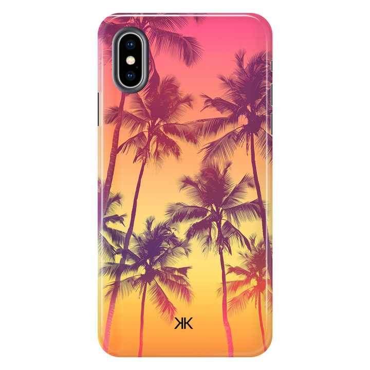 Sunset Palm Trees Phone Case - Tough Case - iphone-x