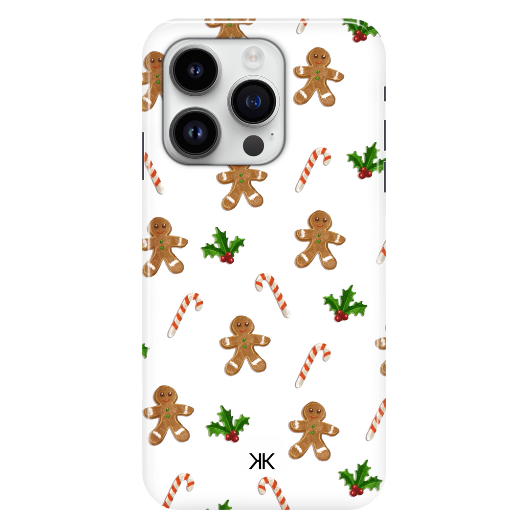 Gingerbread Christmas phone case for iPhone 14 Pro