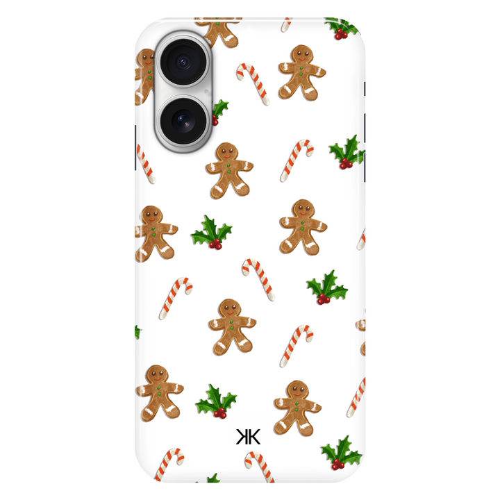 Gingerbread Christmas phone case for iPhone 16