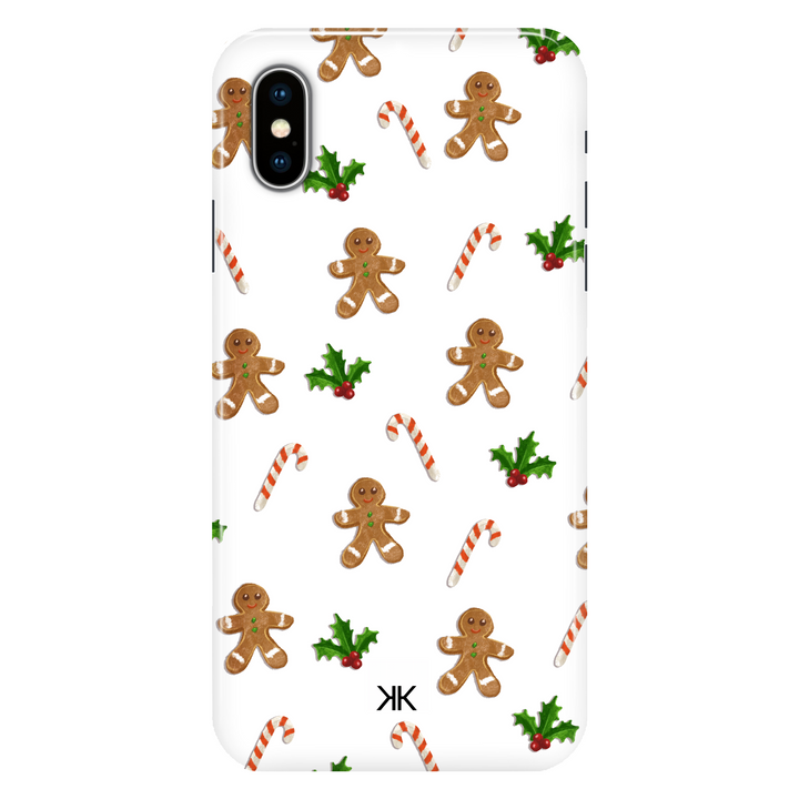 Gingerbread Christmas phone case for iPhone X