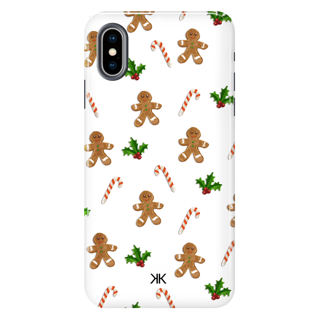 Gingerbread Christmas Phone Case - Tough Case - iphone-x