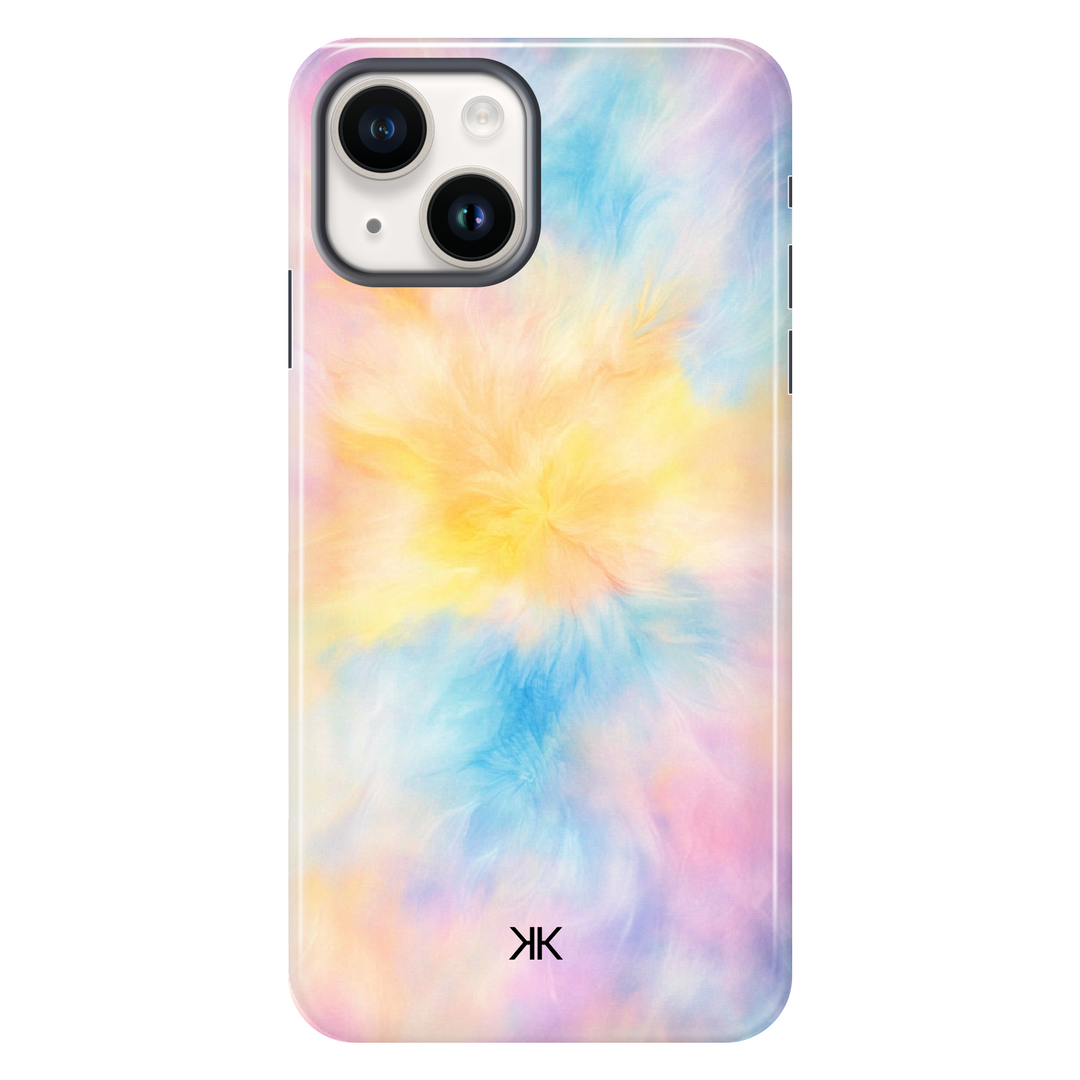 Tie Dye Mist tough phone case for iPhone 14