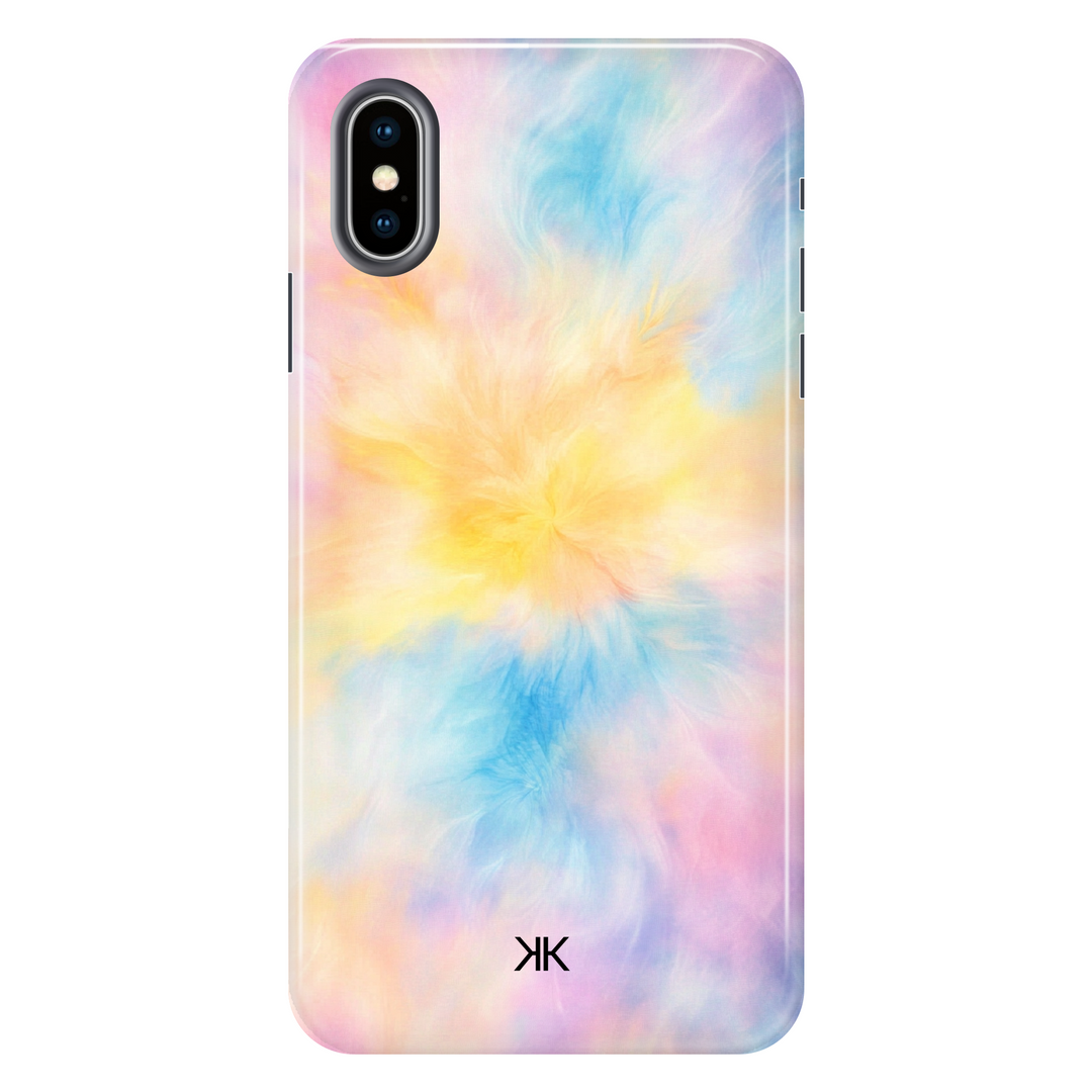 Tie Dye Mist tough phone case for iPhone X