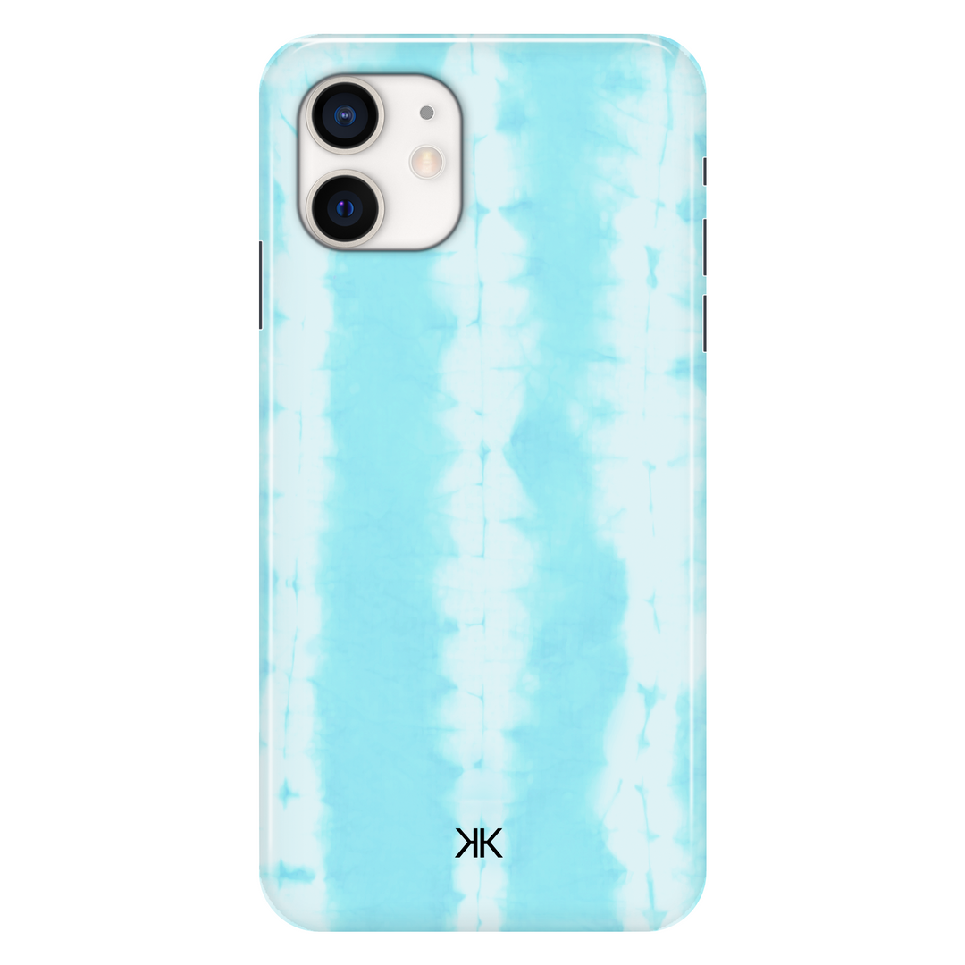 Blue Tie Dye phone case for iPhone 12