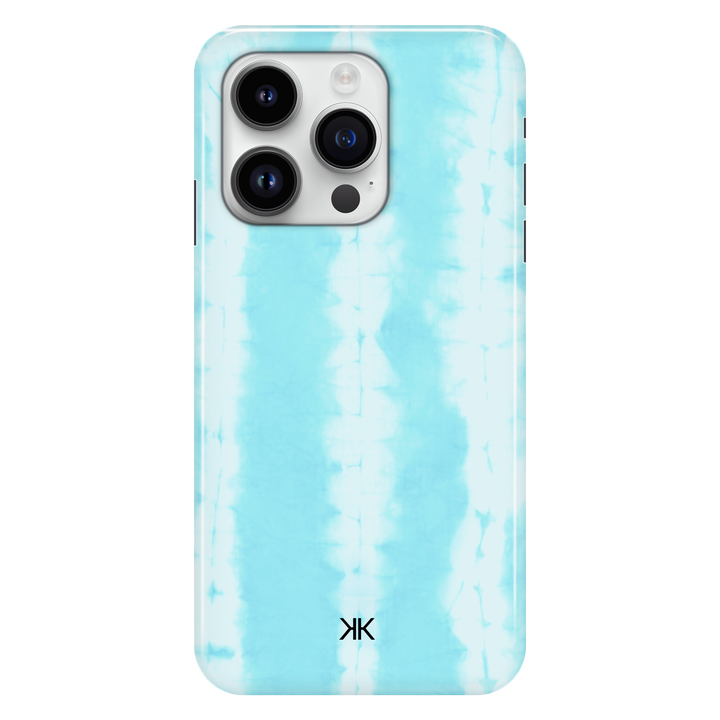 Blue Tie Dye phone case for iPhone 14 Pro