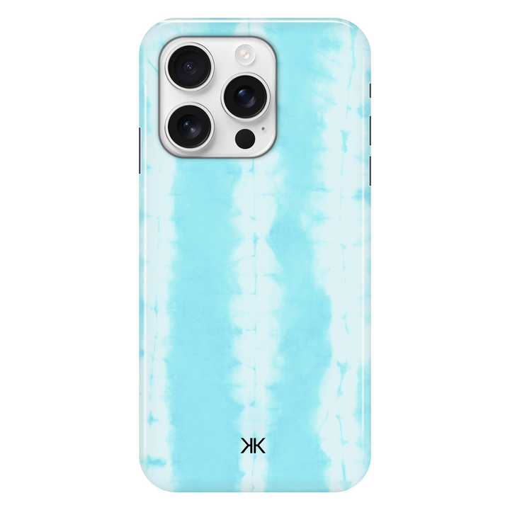 Blue Tie Dye phone case for iPhone 16 Pro