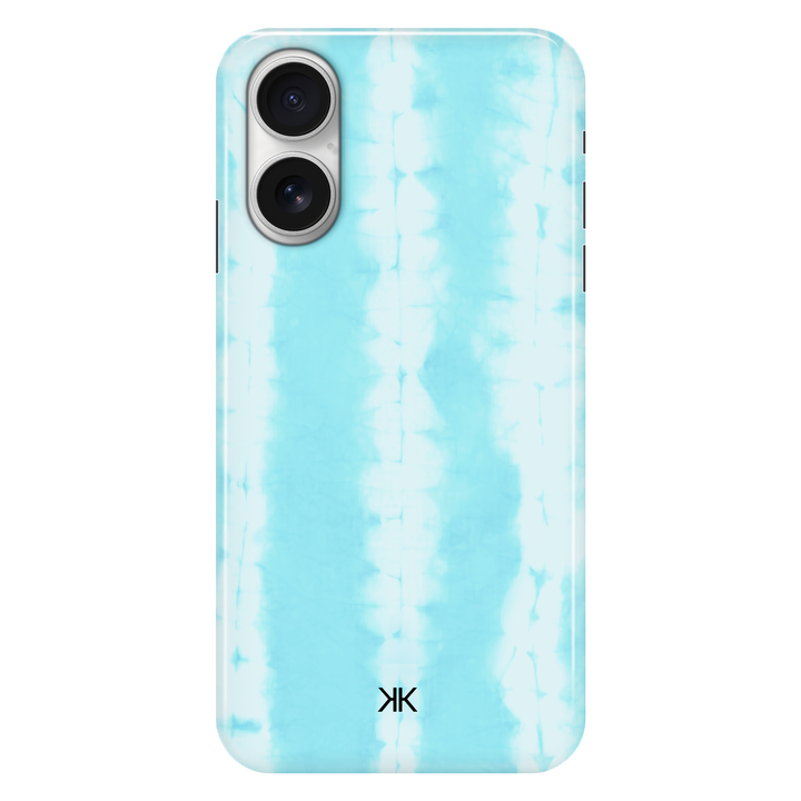 Blue Tie Dye phone case for iPhone 16