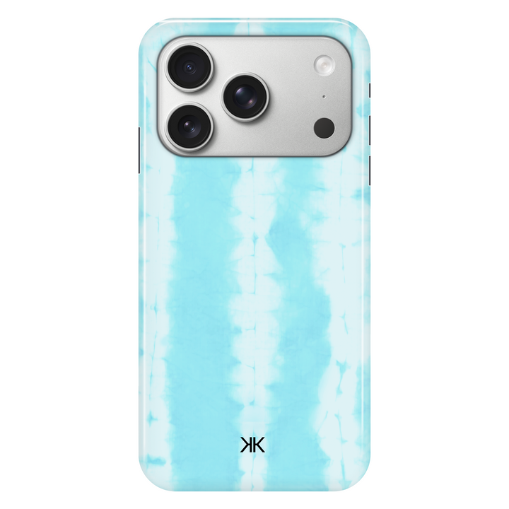 Blue Tie Dye phone case for iPhone 17 Pro