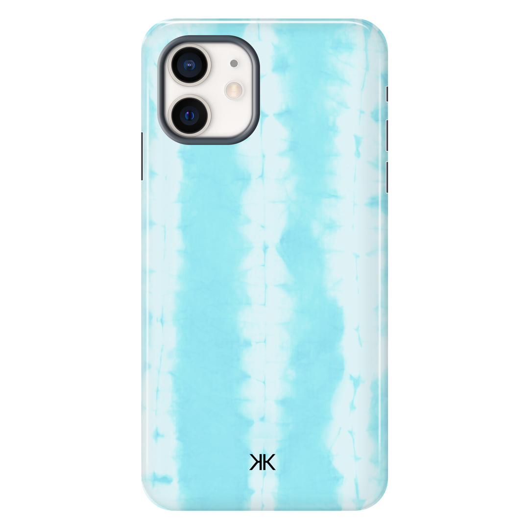 Blue Tie Dye Phone Case - Tough Case - iphone-12