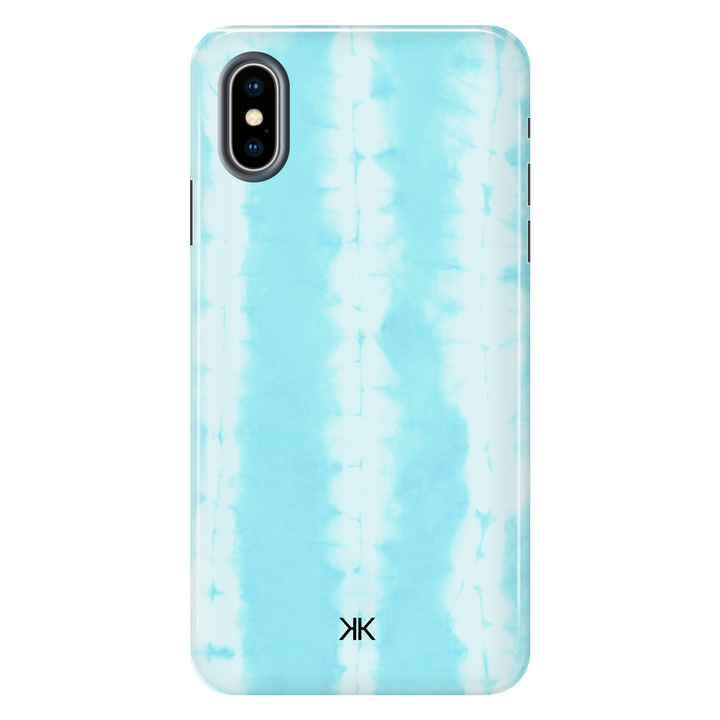 Blue Tie Dye Phone Case - Tough Case - iphone-x