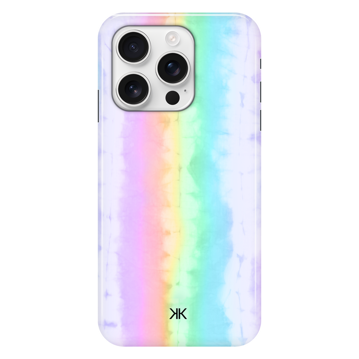 Rainbow Tie Dye phone case for iPhone 16 Pro