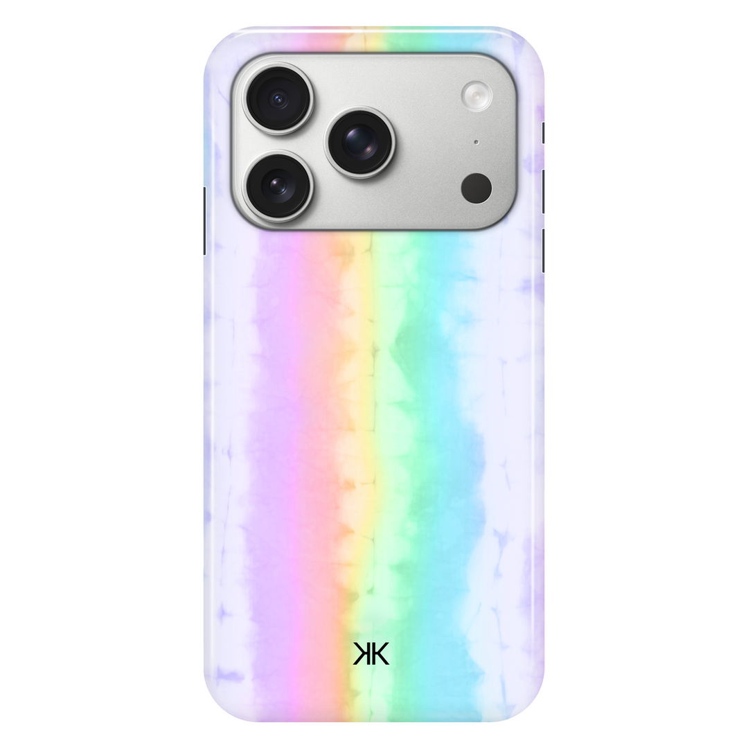 Rainbow Tie Dye phone case for iPhone 17 Pro