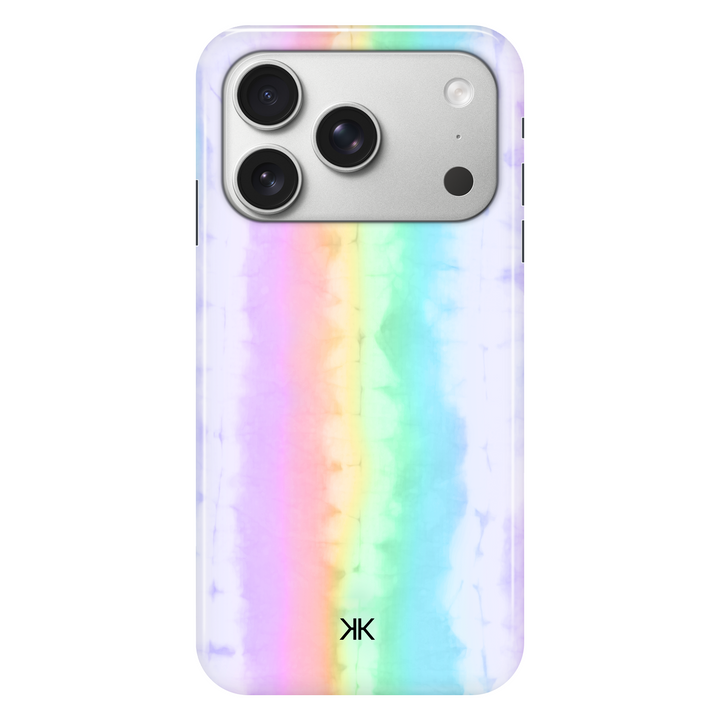 Rainbow Tie Dye phone case for iPhone 17 Pro