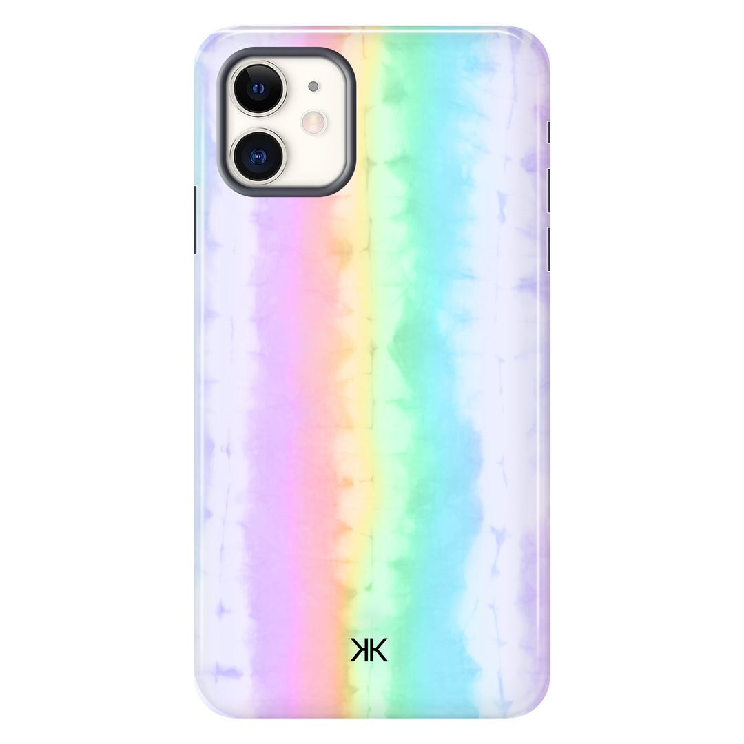 Rainbow Tie Dye tough phone case for iPhone 11