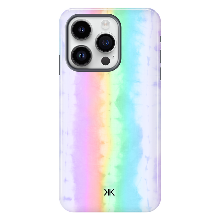 Rainbow Tie Dye tough phone case for iPhone 14 Pro