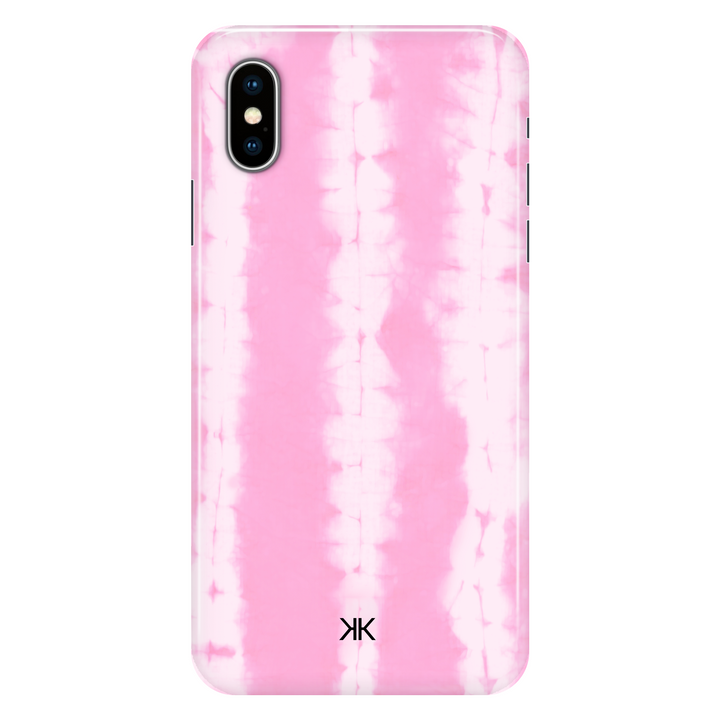 Pink Tie Dye phone case for iPhone X