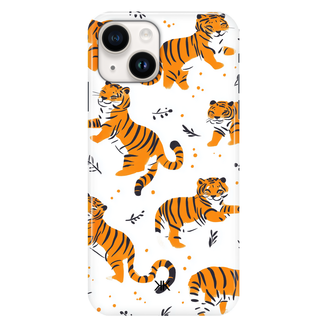 Cute Tiger phone case for iPhone 14