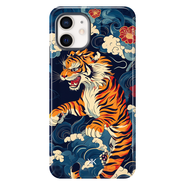Tiger Painting Phone Case - Tough Case - iphone-12