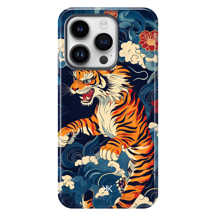 Tiger Painting Phone Case - Tough Case - iphone-14-pro