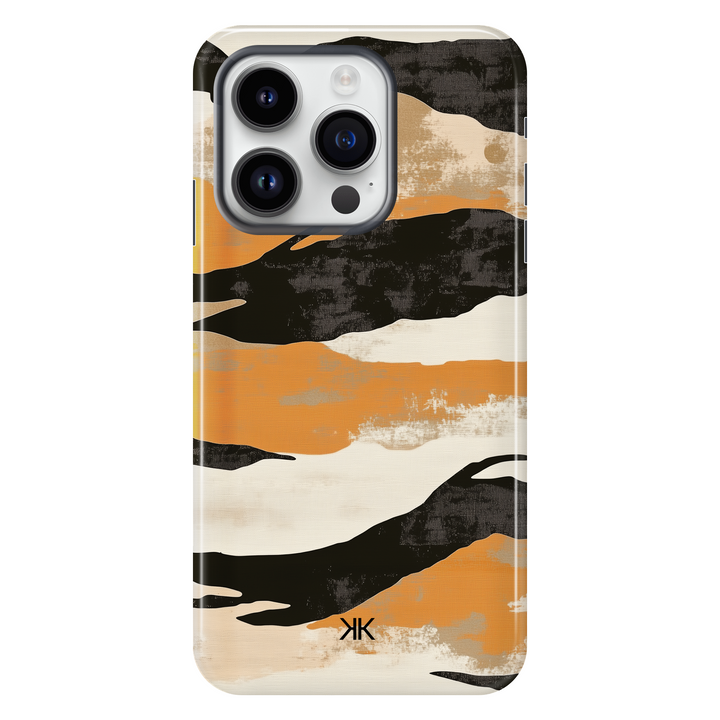 Tiger Print Phone Case - Tough Case - iphone-14-pro