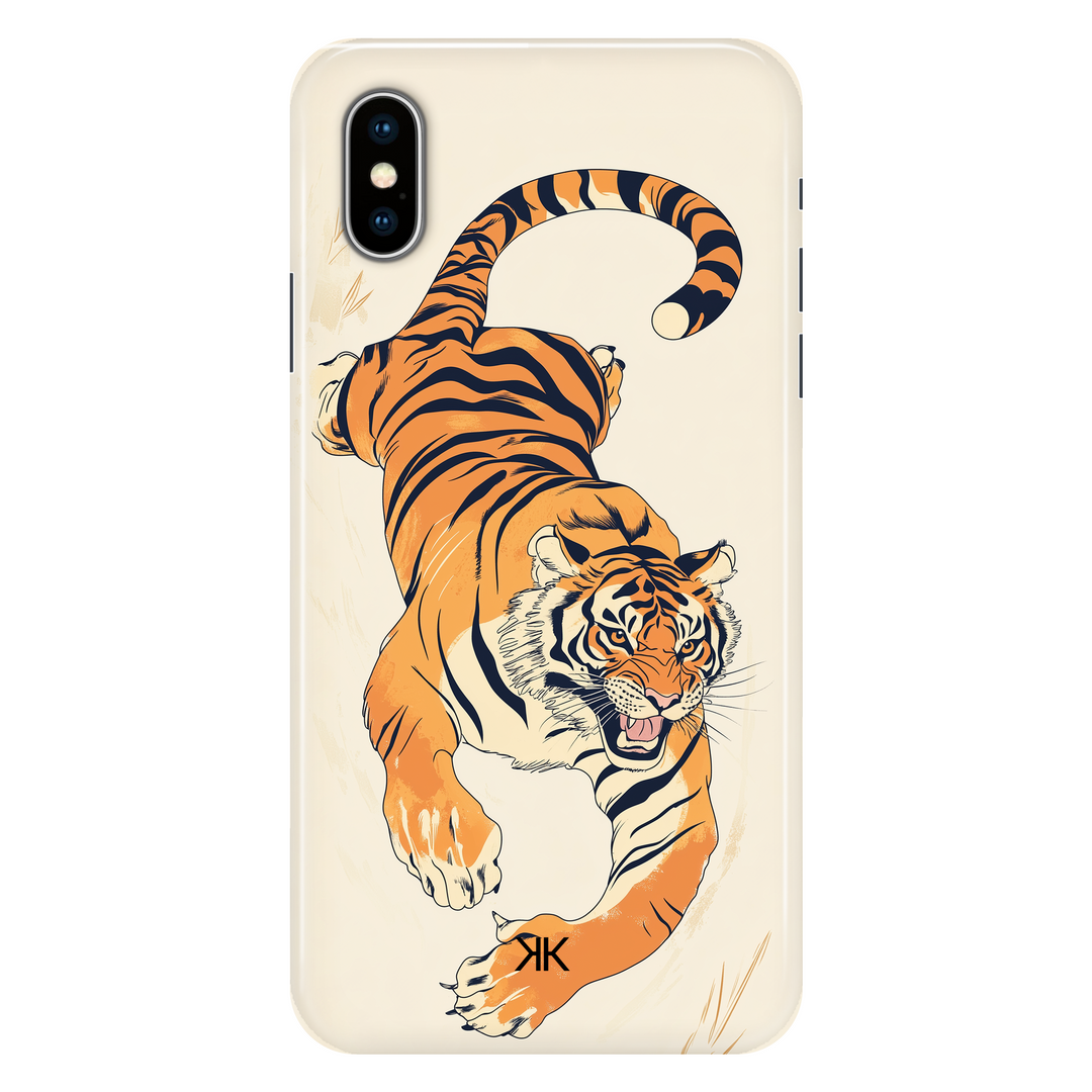 Tiger Pounce phone case for iPhone X