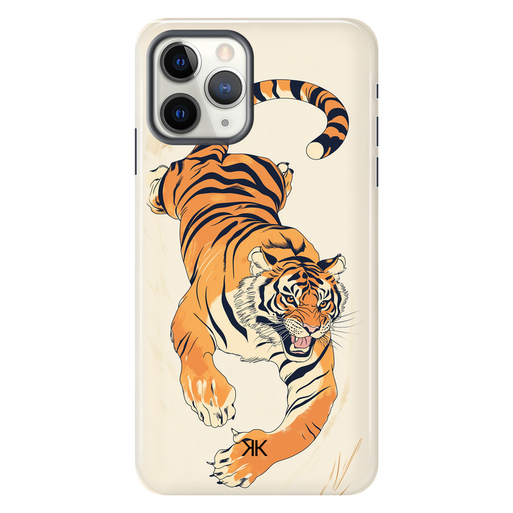 Tiger Pounce Phone Case - Tough Case - iphone-11-pro